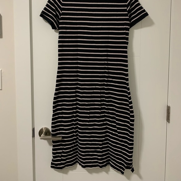 H&M Black and white striped collared dress - Picture 4 of 6
